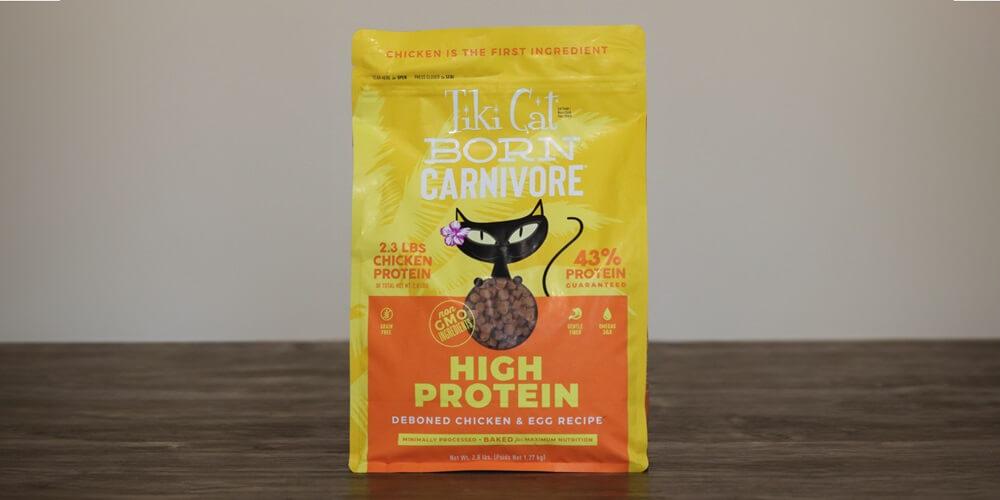 Tiki Cat Born Carnivore High Protein Deboned Chicken & Egg Recipe